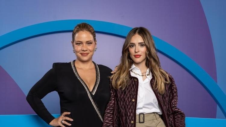 Leandra Leal e Isabelle Drummond no Upfront Globo 2026