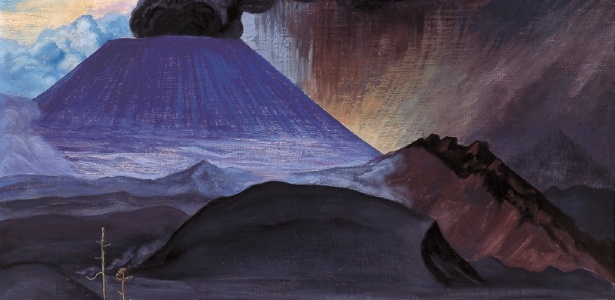 "El Paricutín" (1946), de Gerardo Murillo - Divulgação - Divulgação