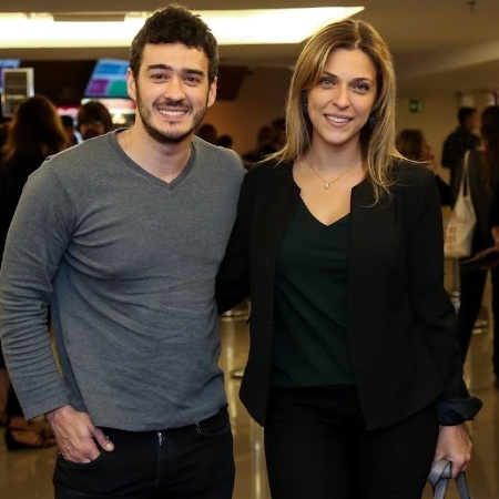 Marcos Veras e a ex-mulher, Júlia Rabello, na pré-estreia do filme "Desculpe o Transtorno" em setembro - Roberto Filho/Brazil News