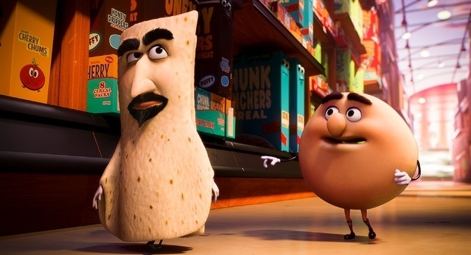 Cena de "Festa da Salsicha", dirigido por Conrad Vernon e Greg Tiernan - Reprodução