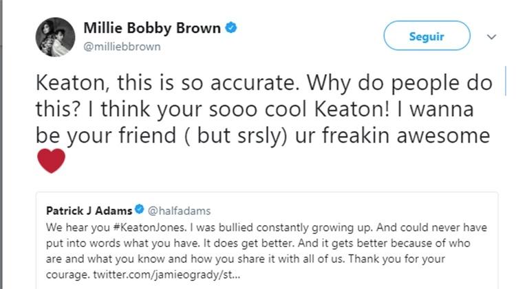 Millie Bobby Brown - Reprodução/Twitter - Reprodução/Twitter