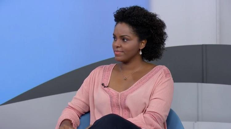 A repórter Camila Silva participou do programa "Bem, Amigos!" em janeiro de 2018 - Reprodução/Sportv - Reprodução/Sportv