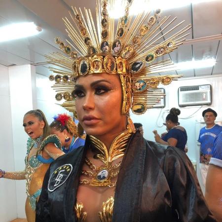 Gracyanne Barbosa, rainha de bateria da União da Ilha do Governador - Monique Arruda/UOL