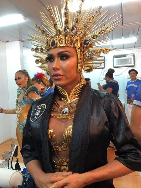 Gracyanne Barbosa, rainha de bateria da União da Ilha do Governador - Monique Arruda/UOL