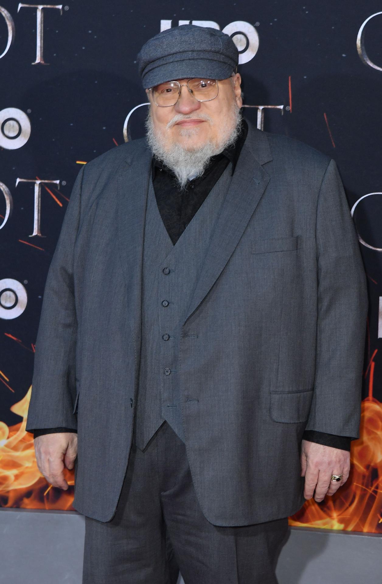 O escritor George R. R. Martin - premiere de "Game of Thrones" - Angela Weiss / AFP