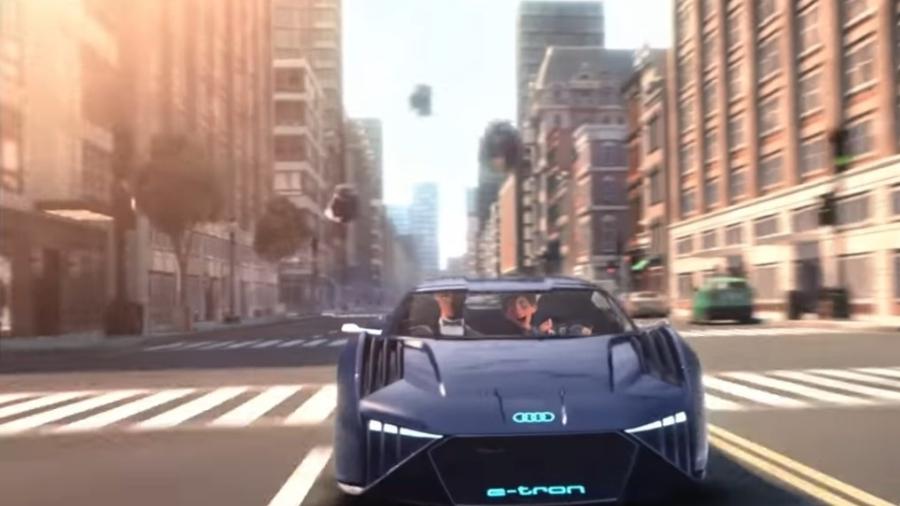 Audi RSQ e-tron concept do filme Um Espião Animal - Reprodução