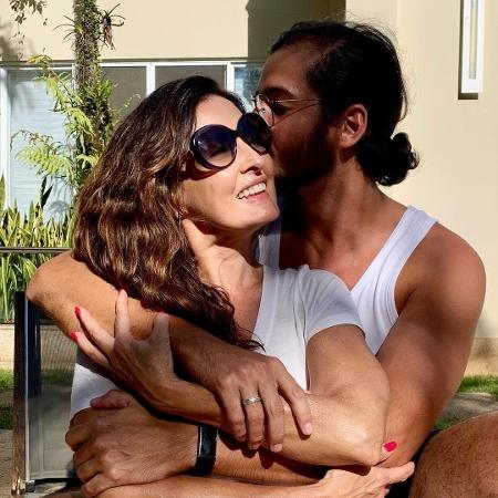 Fátima Bernardes posta foto romântica com o namorado, o deputado federal Túlio Gadêlha (PDT-PE) - Reprodução/Instagram