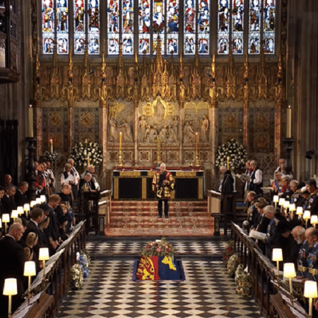 Rainha Elizabeth 2ª ficará na cripta da Capela de São Jorge - Reprodução/YouTube