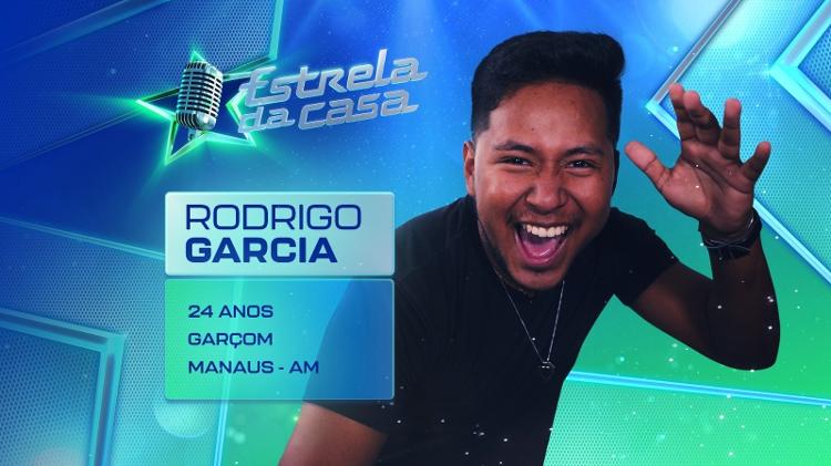 Estrela da Casa: Rodrigo Garcia é um dos participantes Estrela da Casa: Rodrigo Garcia é um dos participantes