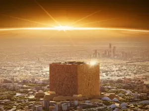 Cubo gigante: maior prédio do mundo começa a ser erguido na Arábia Saudita