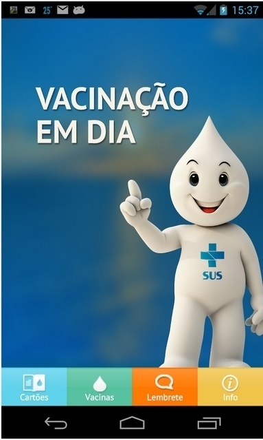 Vacinação em Dia (www.aplicativos.gov.br/aplicativos/vacinacao-em-dia-1). Para Android. - Reprodução