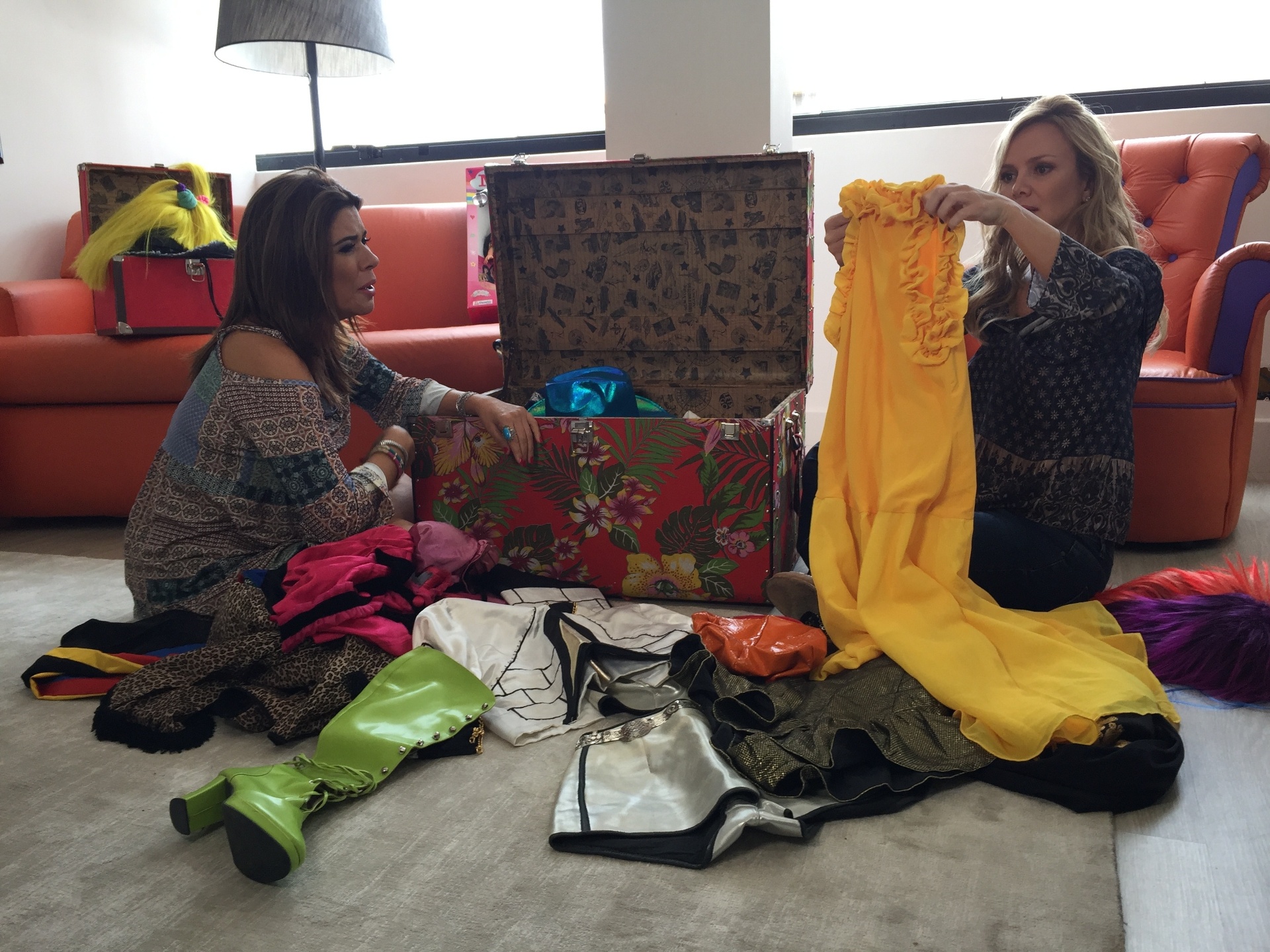 Eliana entrevista Mara Maravilha para seu programa no SBT - Divulgação/SBT