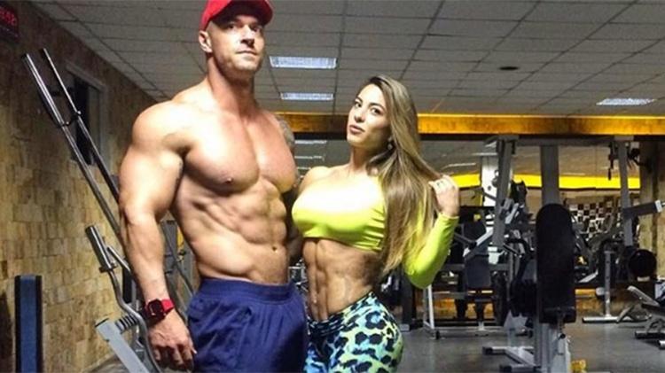 Michelly e o marido, Carlos Tomaiolo, treinam e trabalham juntos - Reprodução/Instagram - Reprodução/Instagram