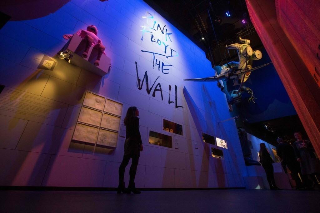 "The Pink Floyd Exhibition: Their Mortal Remains" celebra obra da banda no Victoria and Albert Museum, em Londres - Daniel Leal-Olivas/AFP Photo