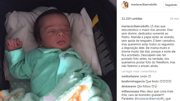 Maria Cecília e Rodolfo mostram fotos do filho Pedro - Reprodução/Instagram - Reprodução/Instagram