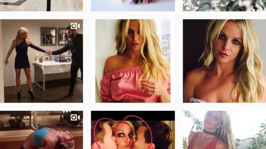 O Instagram da cantora Britney Spears - Reprodução