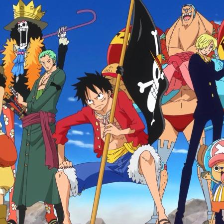 "One Piece" era a obra pirateada pelos criminosos, que chegaram a faturar dezenas de milhões de ienes com a prática - Divulgação/Toei Animation