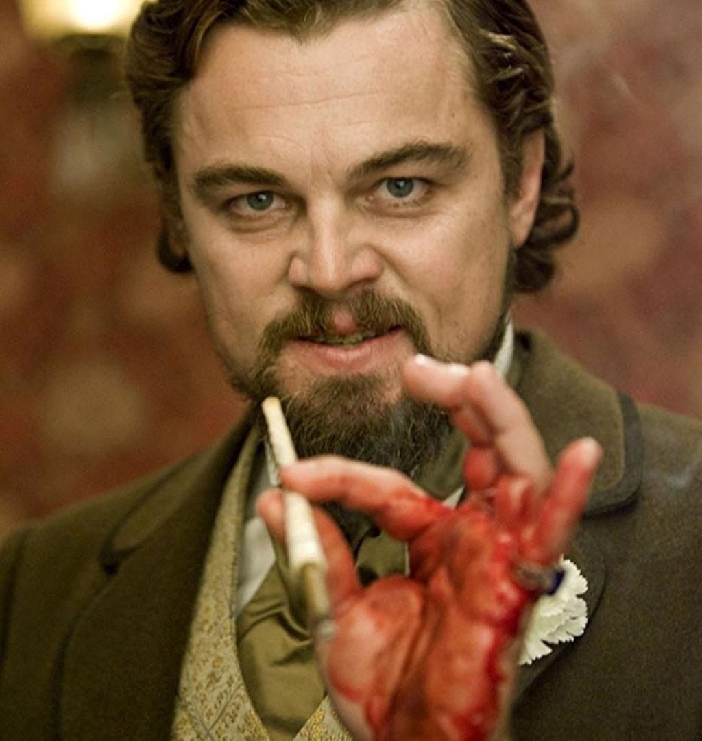 Leonardo DiCaprio em cena de "Django Livre" (2012) - Divulgação
