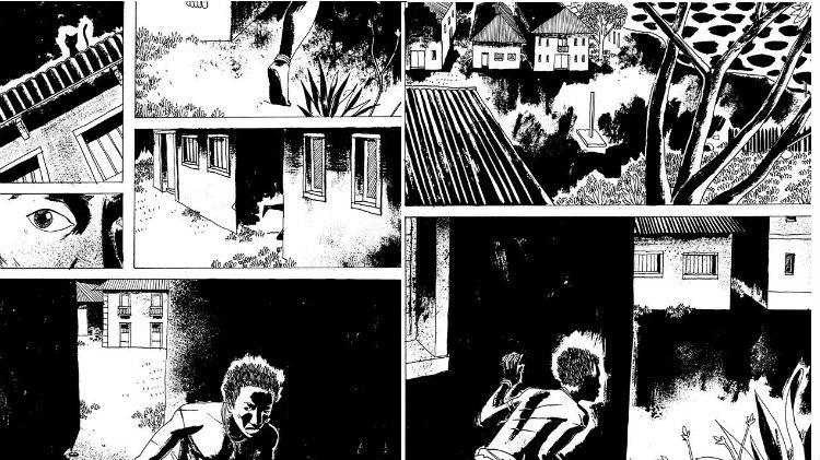 Imagens da HQ "Run for it" ("Cumbe"), que venceu o prêmio Eisner 2018 - Reprodução/Facebook - Reprodução/Facebook