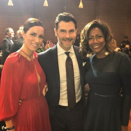 Fernando Gomes Pinto e Gloria Maria arremataram encontro com Silvio  - Reprodução/Instagram - Reprodução/Instagram