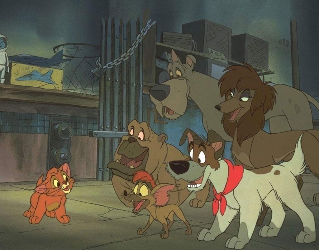 Cena de "Oliver e sua Turma" (1988) - Divulgação