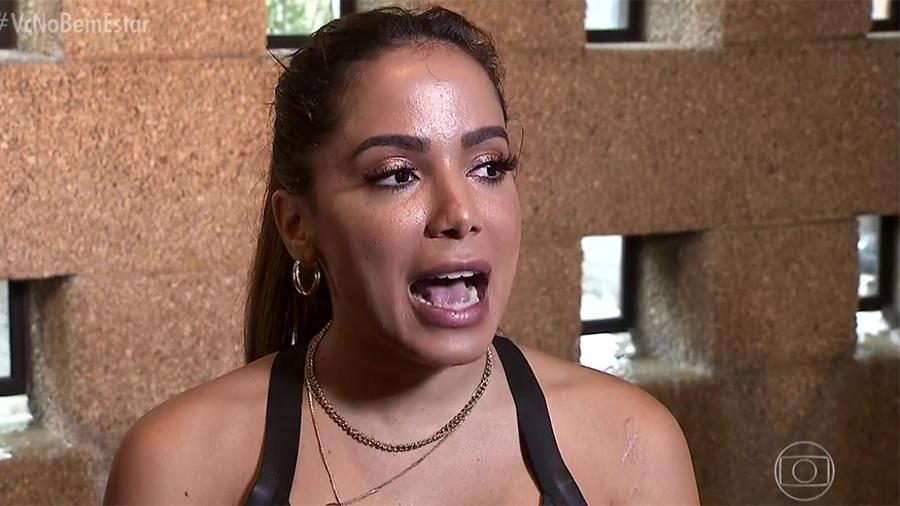 Anitta fala sobre depressão no "Bem Estar" - Reprodução/Globo