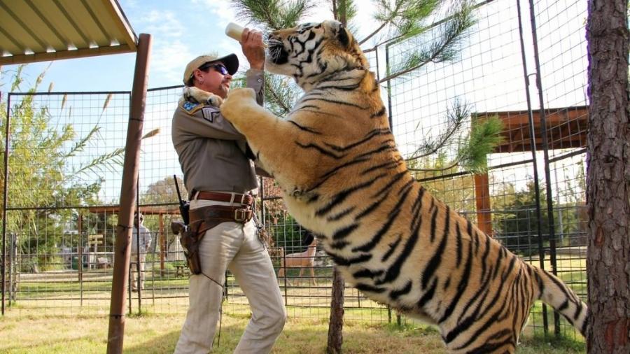 O documentário sobre o dono de zoológico Joe Exotic ganhou a internet - Divulgação/Netflix