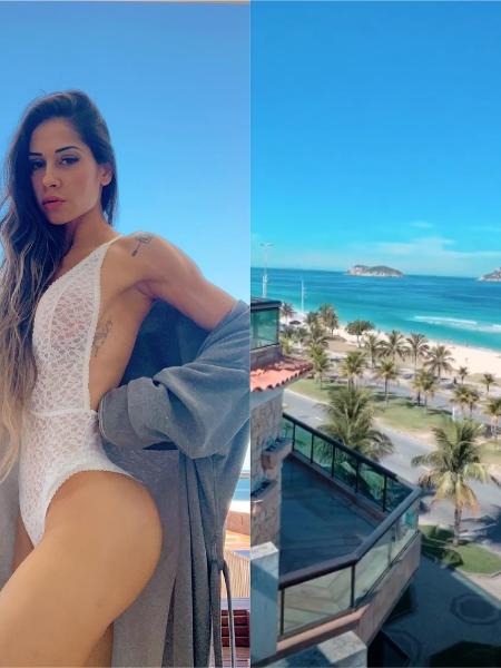 Mayra Cardi e a vista de seu apartamento - Reprodução / Instagram