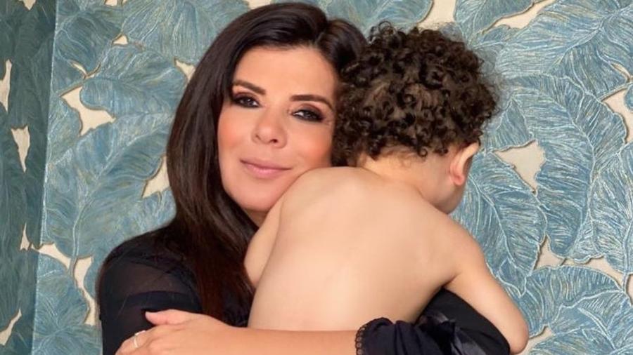 Mara Maravilha adotou o filho Benjamin em março deste ano - Reprodução/Instagram