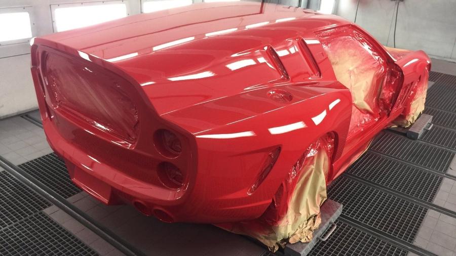 Ferrari 250 GT Breadvan sendo refeita - Divulgação