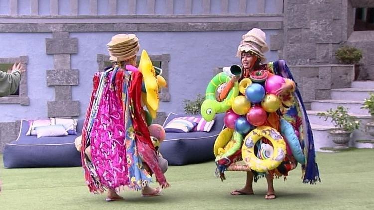 BBB 21: Thais e Viih tube no castigo do monstro - Reprodução/Globoplay - Reprodução/Globoplay