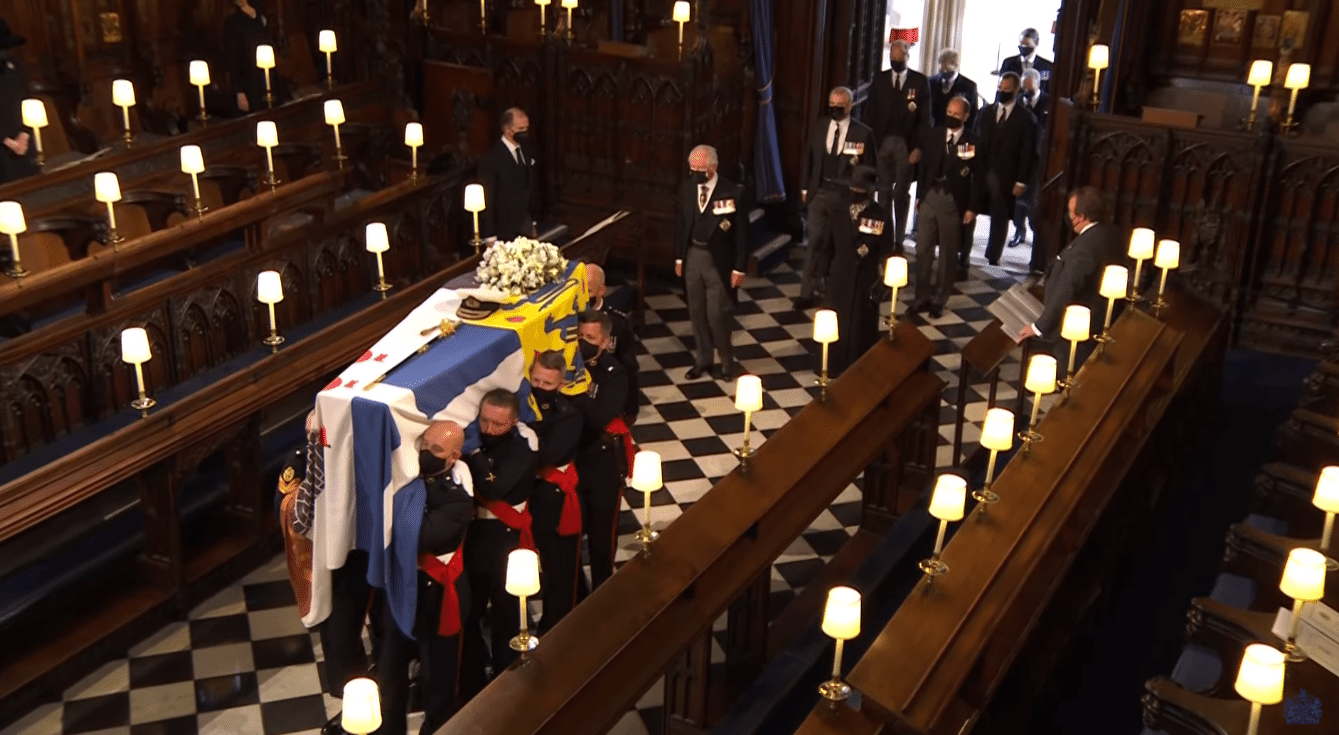 Funeral do príncipe Philip no Castelo de Windsor - Reprodução / Youtube