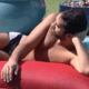 BBB 21: Gilberto curte tarde de sol na piscina - Reprodução/Globoplay