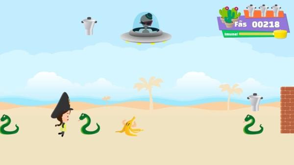 Tela do jogo "Vai Juliette", desenvolvido e publicado pelo fã Ittalo Ornilo