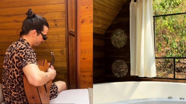 Fiuk curte cabana de luxo no interior de São Paulo ao lado de Thaisa Carvalho - Reprodução/Instagram - Reprodução/Instagram