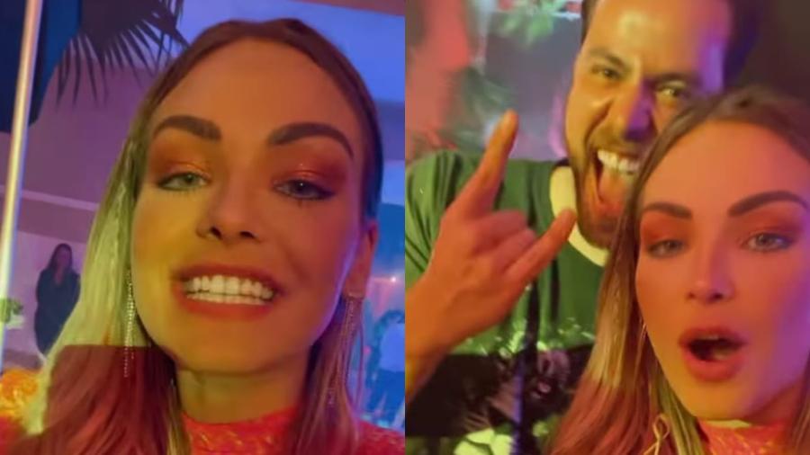 BBB 22: Bárbara Heck filma "treta" entre Gustavo e Larissa em festa de Ludmilla - Reprodução/Instagram