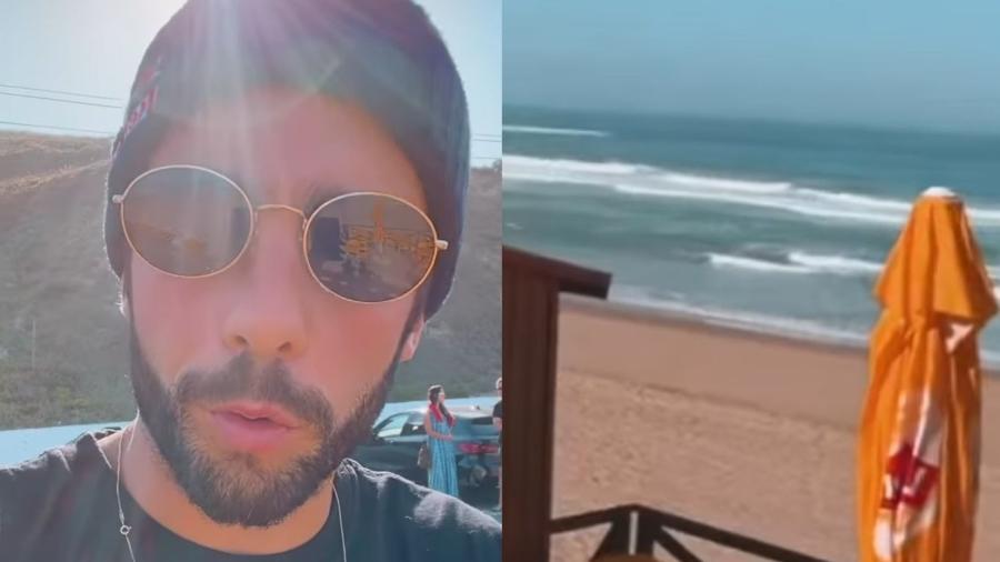 Pedro Scooby vai à praia de Portugal pela primeira vez após confinamento do reality - Reprodução/Instagram