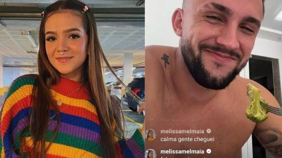 Mel Maia flerta com Arthur Picoli ao vivo - Reprodução/Instagram