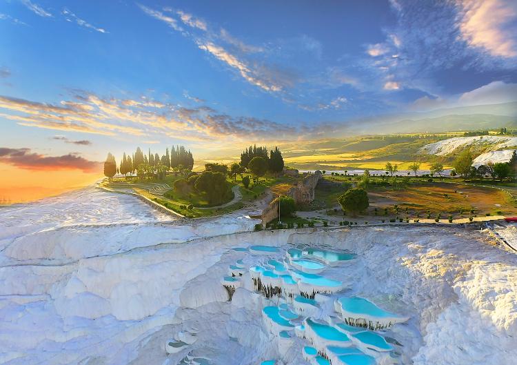 Pamukkale, na Turquia