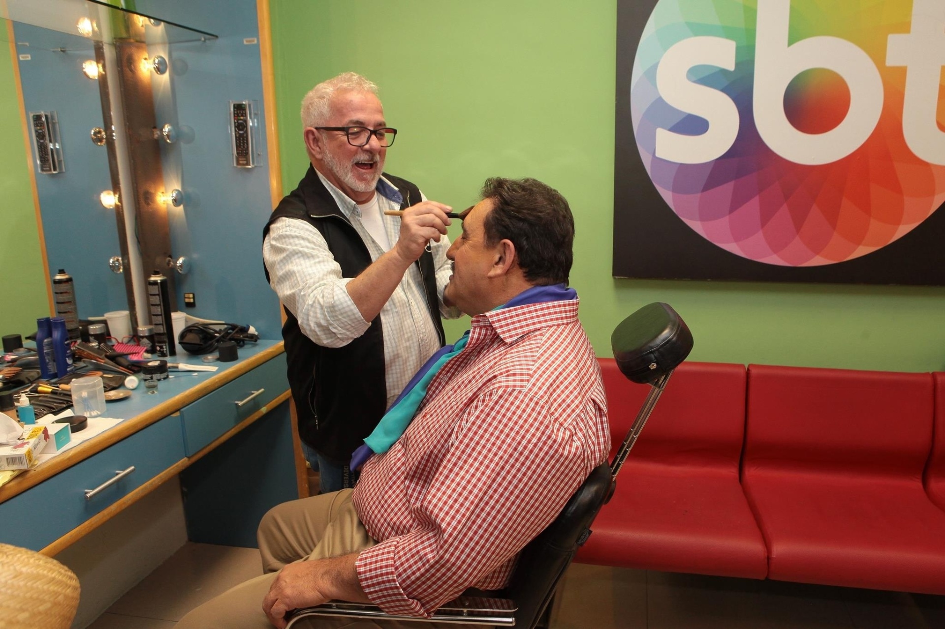 Ratinho se transforma em Mazzaropi para o programa "Máquina da Fama", no SBT - Lourival Ribeiro/SBT