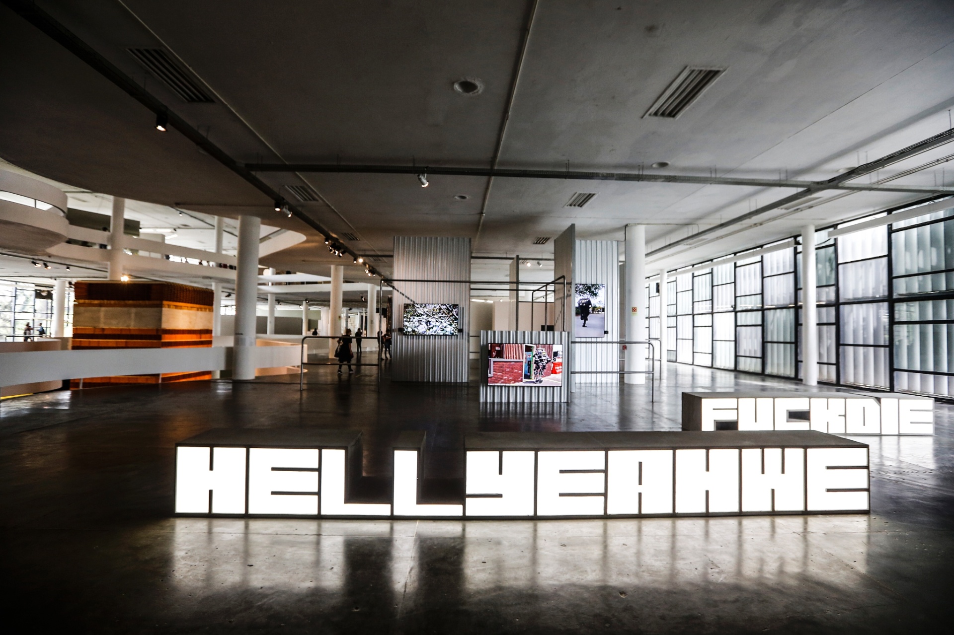 A videoinstalação Hell Yeah We Fuck Die - Lucas Lima / UOL