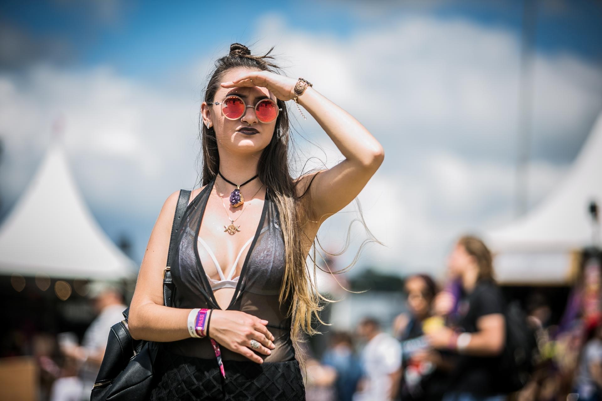 Na segundo dia do Lollapalooza, o visual do público continuou elaborado - Bruno Santos/UOL