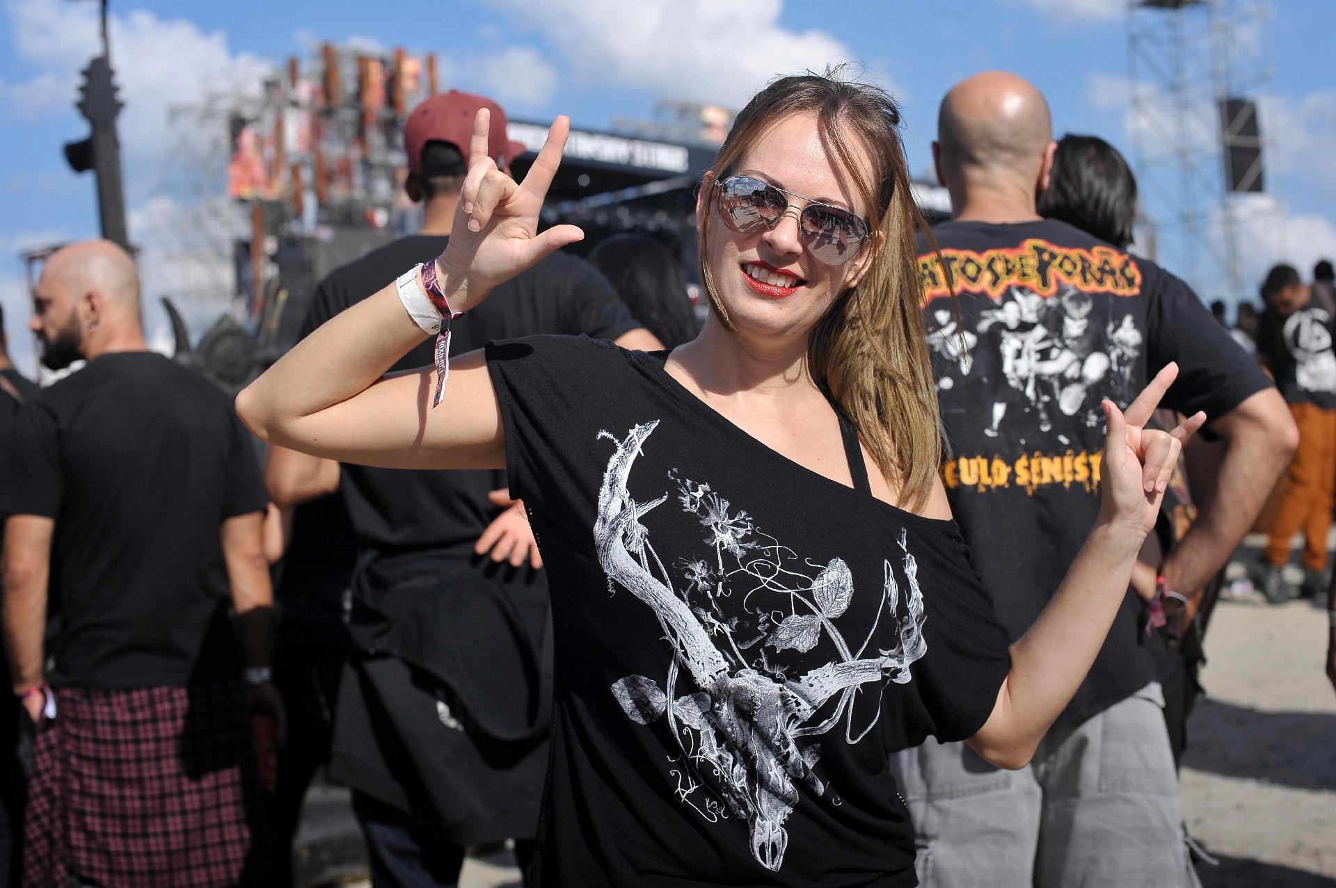 Metaleiros no festival Maximus, em São Paulo - Reinaldo Canato/UOL