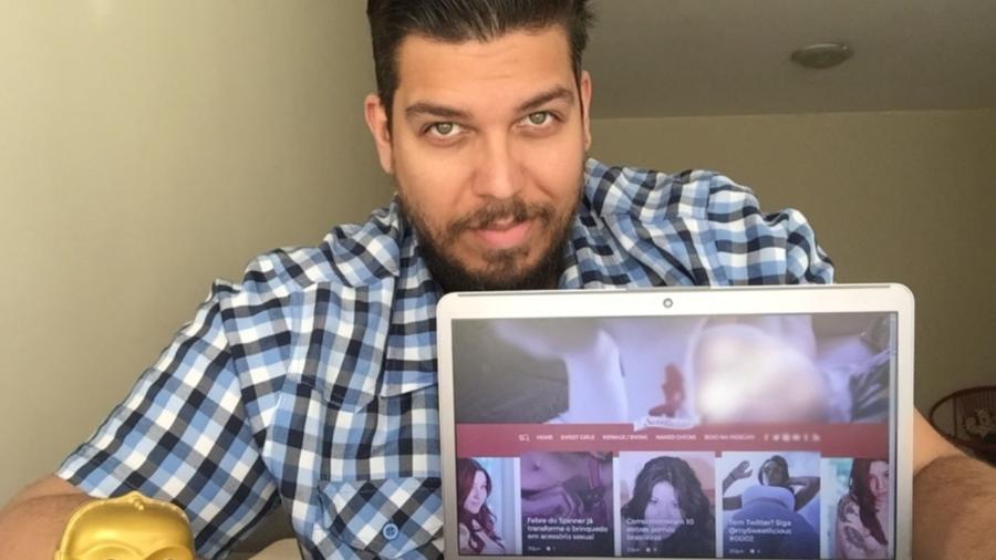 Aleo Gerez, 33 anos, é gerenciador e editor de conteúdo erótico na web - Arquivo Pessoal