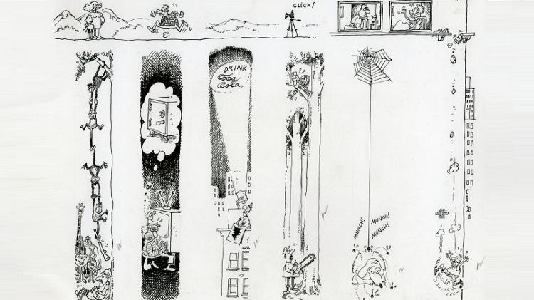 Os quadrinhos "marginais" de Sergio Aragonés na "Mad" - Reprodução - Reprodução