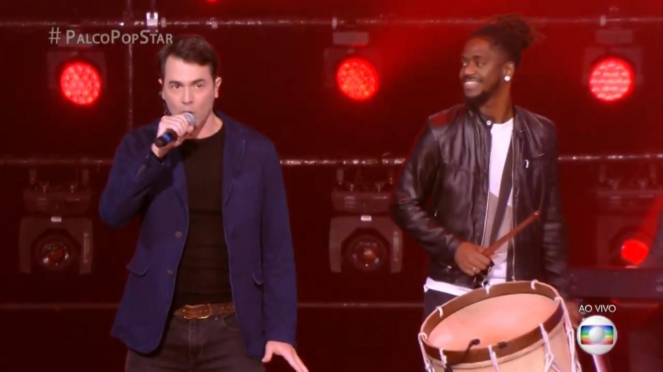 Claudio Lins, finalista do "Popstar" - Reprodução/TV Globo