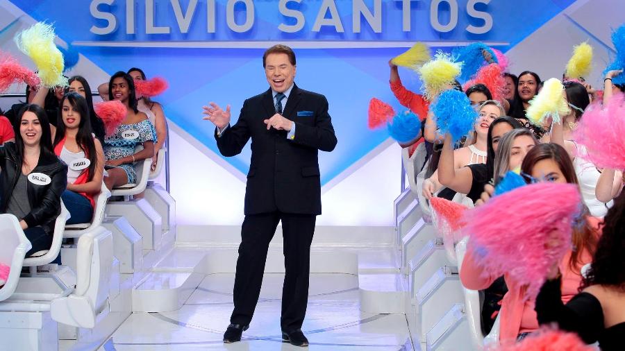Silvio Santos interage com a plateia em seu programa no SBT - Lourival Ribeiro/SBT