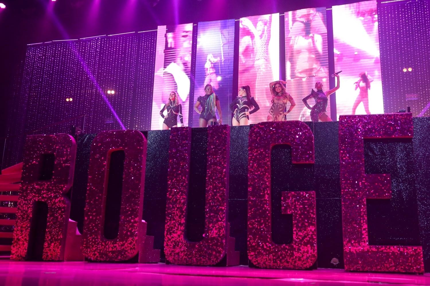 Meninas do Rouge retomam a carreira com a formação original, um quinteto, em show no Rio de Janeiro - Roberto Filho/Brazil News