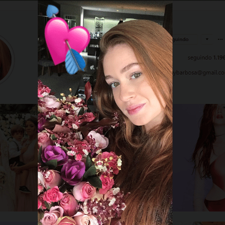 Marina Ruy Barbosa mostra flores que ganhou do marido - Reprodução/Instagram