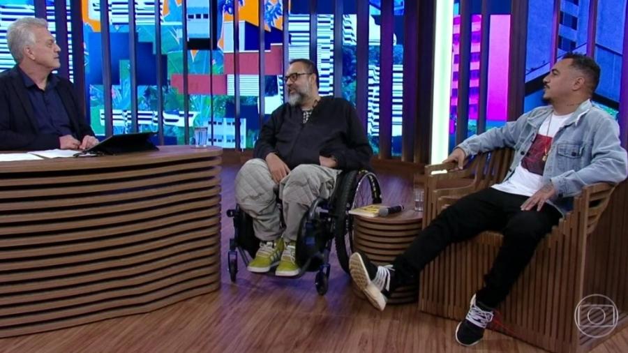 Marcelo D2 e Marcelo Yuka no "Conversa com Bial" - Reprodução/Globoplay